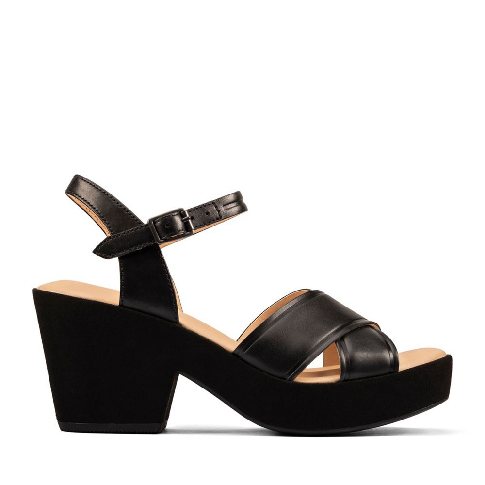 Sandalias 2025 negras clarks